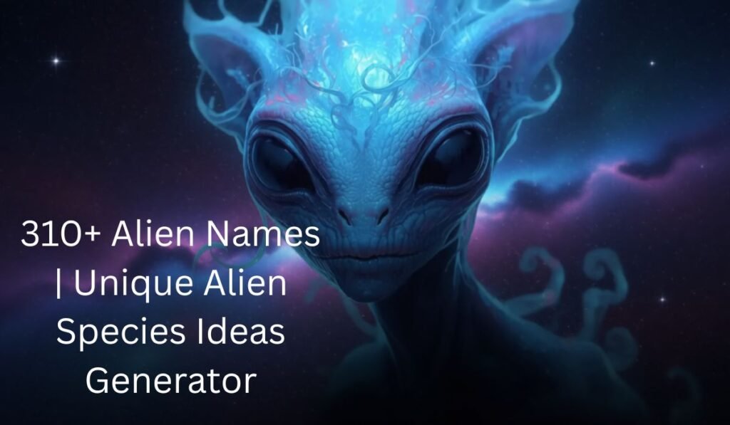310+ Alien Names | Unique Alien Species Ideas Generator