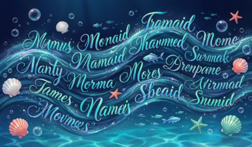 Modern & Trending Names With Mermaid Style