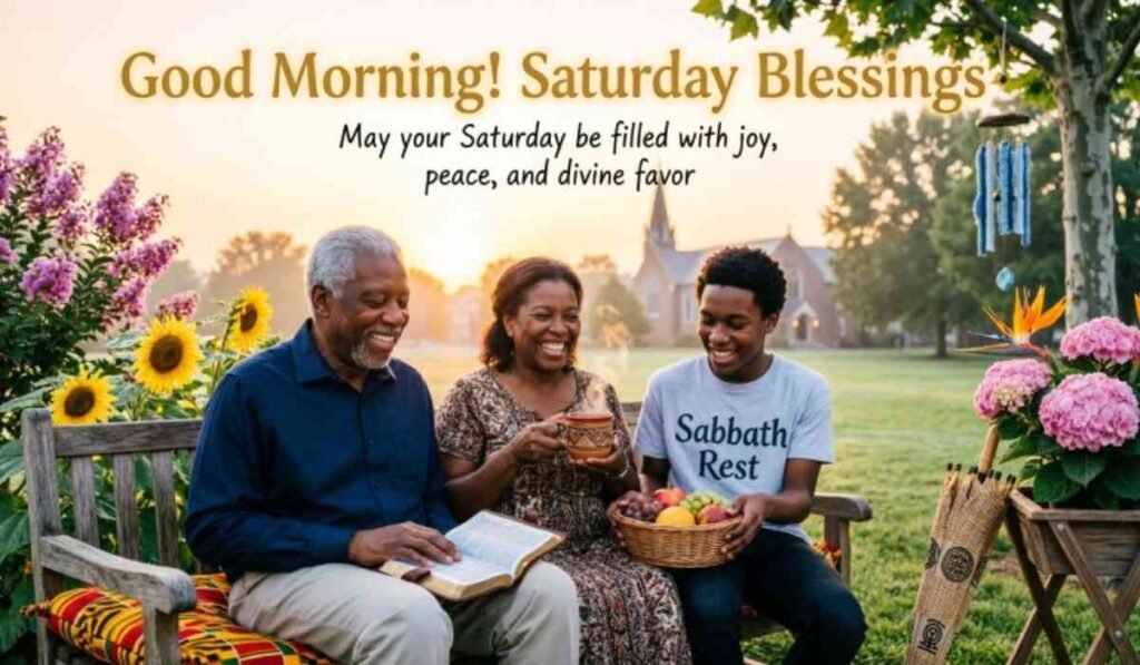 Good Morning African American Saturday Blessings Images and Quotes