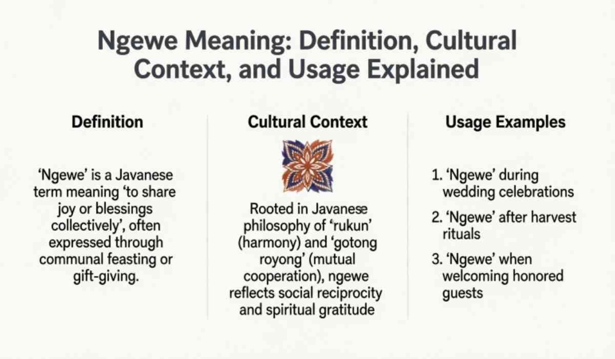 Ngewe Meaning