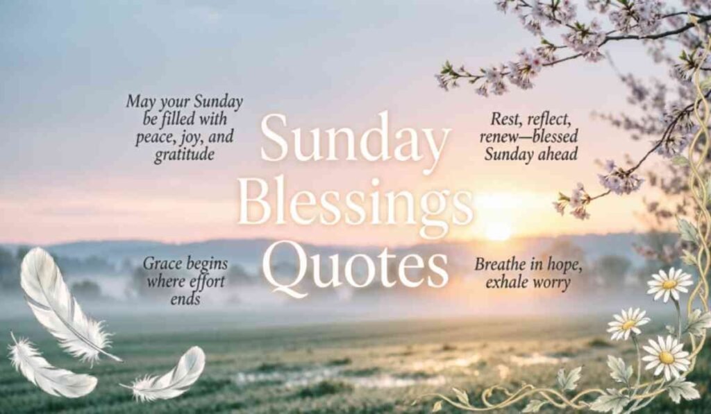 Sunday Blessings Quotes
