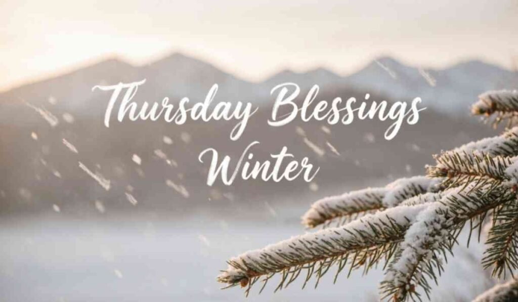 Thursday Blessings Winter