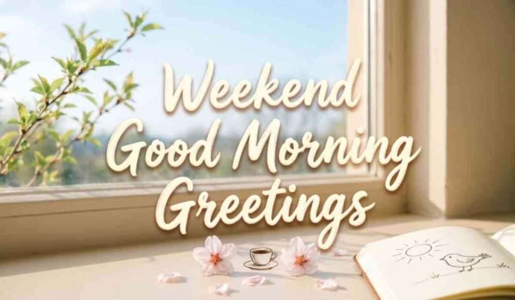 Weekend Good Morning Greetings